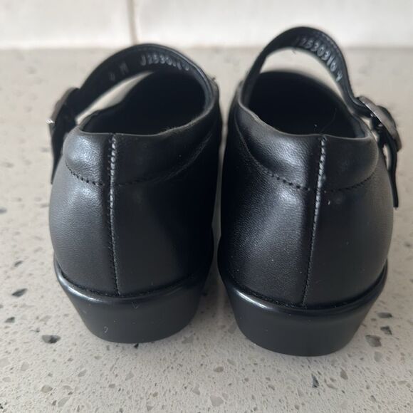 SAS Black Classic Leather Mary Jane Shoes Comfortable Women’s Size 4 Made in USA - Picture 4 of 12